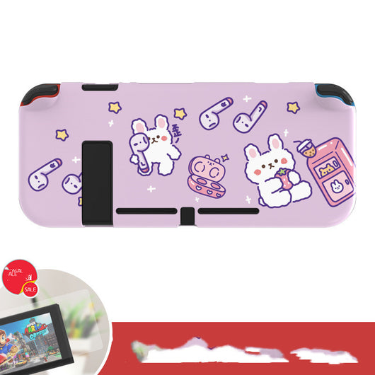 Funda Protectora Nintendo Switch Lite - Diseño Shiba Inu y Conejo Kawaii - Image 20