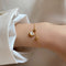 Shell Blanco Fritillary Peach Heart Love Bracelet Pullable Bead Adjustable Jewelry Bracelet