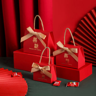 Caja de Dulces de Boda Estilo Chino Portátil - Image 15