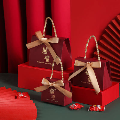 Caja de Dulces de Boda Estilo Chino Portátil - Image 19