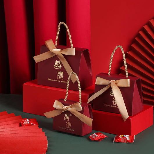 Caja de Dulces de Boda Estilo Chino Portátil - Image 19
