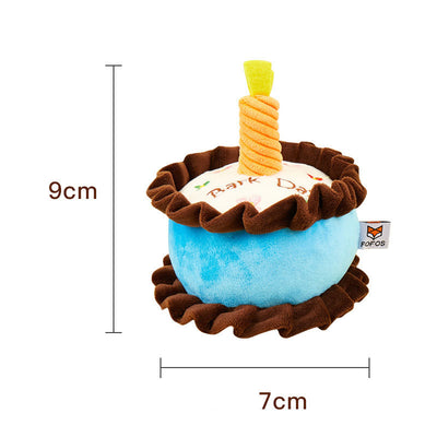 Juguete de Pastel de Cumpleaños para Gatos con Sonido y Hierba Gatera Resistente - Image 7