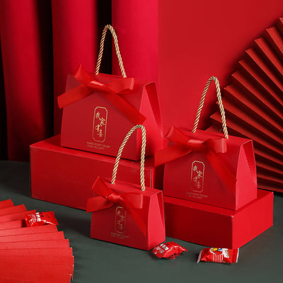Caja de Dulces de Boda Estilo Chino Portátil - Image 11