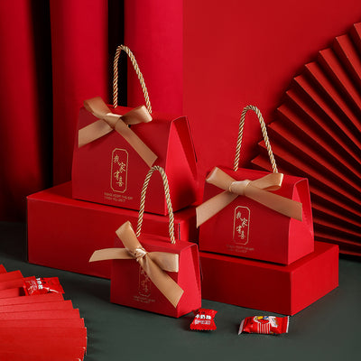 Caja de Dulces de Boda Estilo Chino Portátil - Image 12