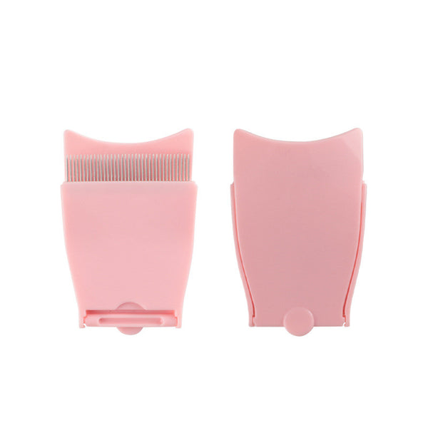 Peine Plegable de Acero Inoxidable para Cejas y Pestañas