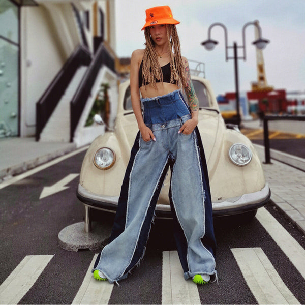 Pantalones Acampanados Talle Alto Mujer - Diseño Holgado Tendencia Otoño