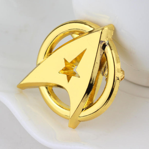 Insignia del Primer Capitán Star Trek - Broche Coleccionable