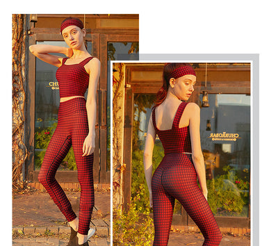 Conjunto de Yoga Estilo Británico Nude - Traje Deportivo sin Transparencias - Image 9
