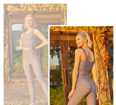 Conjunto de Yoga Estilo Británico Nude - Traje Deportivo sin Transparencias - Image 3