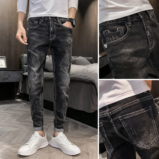 Pantalones Casuales Slim Stretch con Puño Ajustado - Image 9