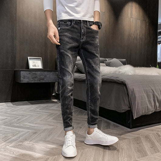 Pantalones Casuales Slim Stretch con Puño Ajustado - Image 5