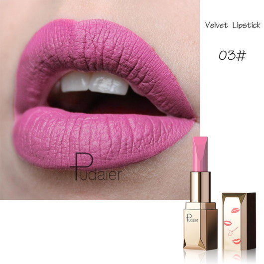 Labial Velvet Matte Pudaier - Acabado Aterciopelado de Larga Duración - Image 4
