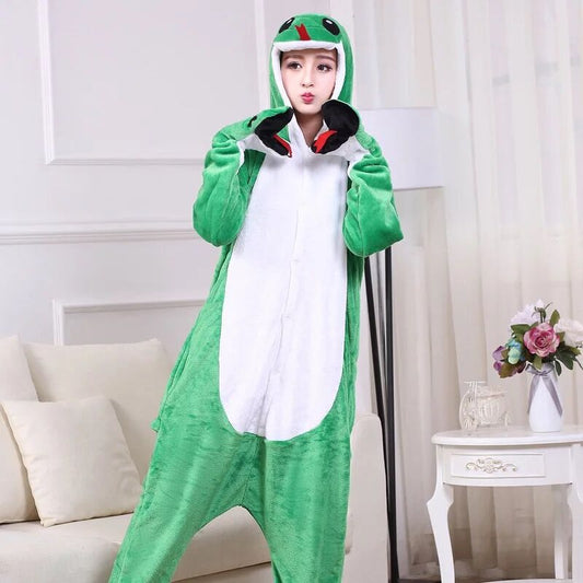Pijama Franela Unisex Estampado Mono - Ropa Cómoda para Casa Otoño Invierno