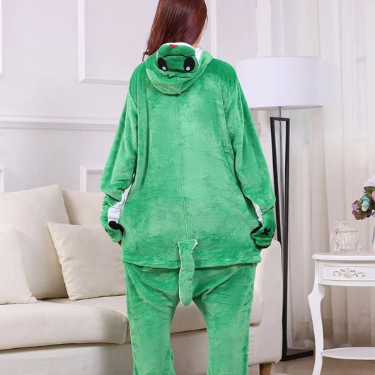 Pijama Franela Unisex Estampado Mono - Ropa Cómoda para Casa Otoño Invierno - Image 2