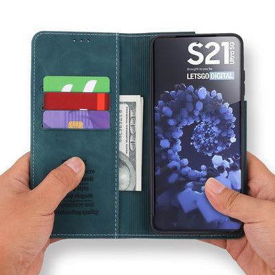 Funda Cartera de Cuero con Tapa Abatible - Image 8