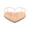 Cesta de Almacenamiento Decorativa con Forma de Corazón - Organizador de Escritorio y Cocina