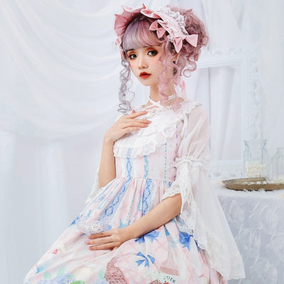 Blusa Lolita Sheer con Mangas Acampanadas - Estilo Alice Girl B306 - Image 6