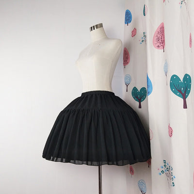 Falda Lolita Corta con Enagua Ajustable - Estilo Carmen con Armadura de Espina de Pescado - Image 9
