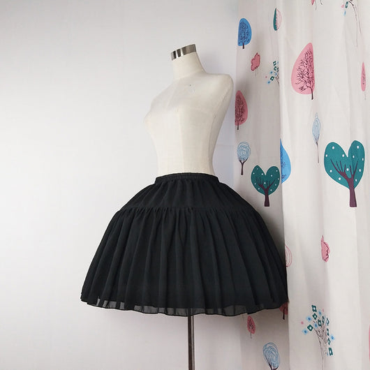 Falda Lolita Corta con Enagua Ajustable - Estilo Carmen con Armadura de Espina de Pescado - Image 7