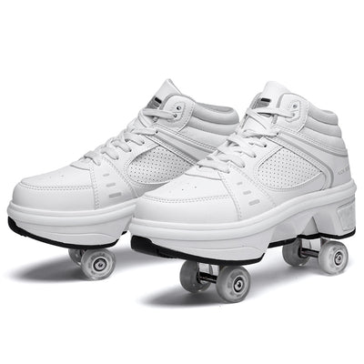 Patines Versátiles Deformables de Doble Fila - 2 en 1 - Image 11