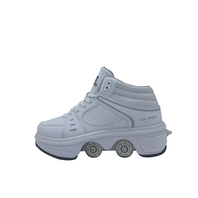 Patines Versátiles Deformables de Doble Fila - 2 en 1