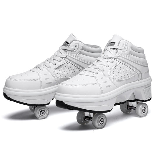 Patines Versátiles Deformables de Doble Fila - 2 en 1 - Image 2