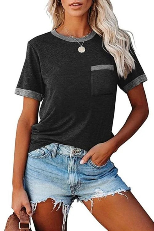 Blusa con Cuello Redondo y Bolsillos Funcionales - Image 16