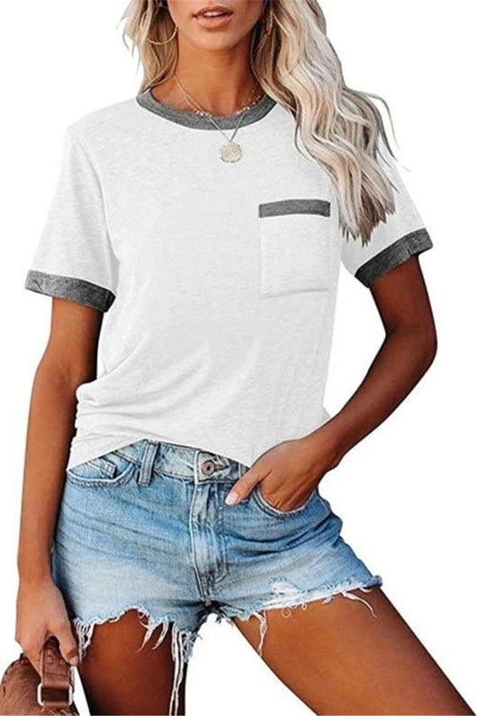 Blusa con Cuello Redondo y Bolsillos Funcionales - Image 14