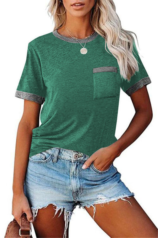 Blusa con Cuello Redondo y Bolsillos Funcionales - Image 2