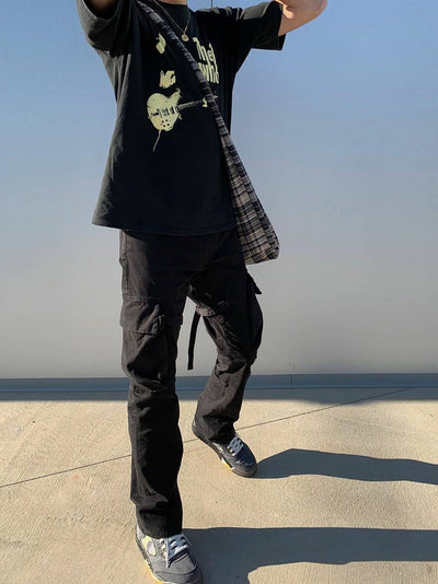 Pantalones Cargo Hombre Estilo Urbano Verano - Overol Funcional Casual - Image 2