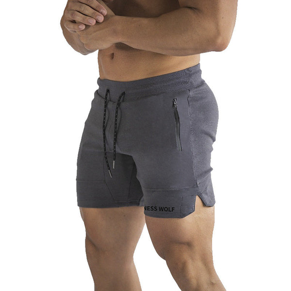 Pantalones Cortos Deportivos Hombre Talla Grande Transpirables Cinco Cuartos - Image 3