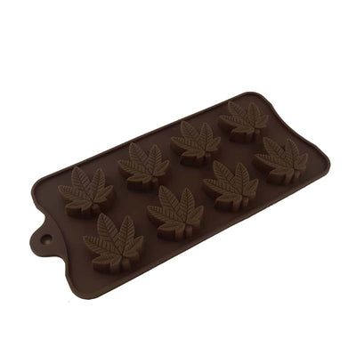 Molde de Silicona para Chocolate y Postres con Diseño de Hojas - Image 13