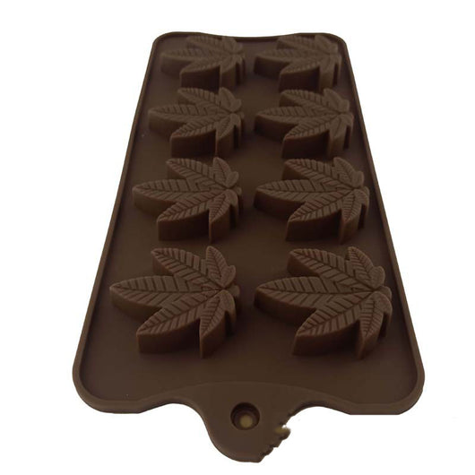 Molde de Silicona para Chocolate y Postres con Diseño de Hojas - Image 5