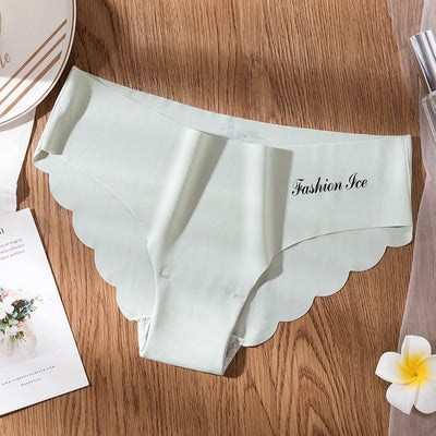 Panties Triangulares de Cintura Media con Entrepierna de Algodón Ice Silk - Image 6