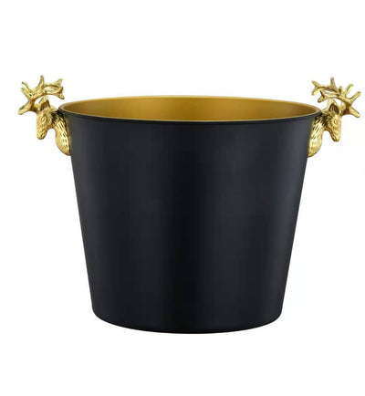 Cubitera de Lujo Cabeza de Ciervo Acero Inoxidable para Champagne y Vinos - Image 8