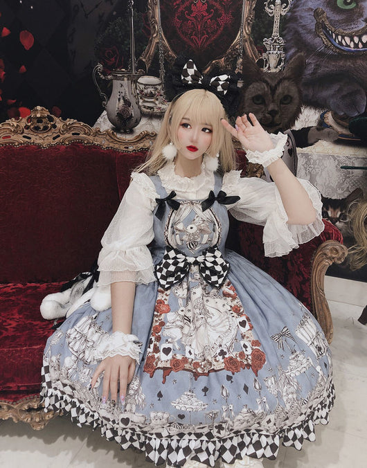 Vestido Lolita Gótico Negro Elegante Estilo Funeral
