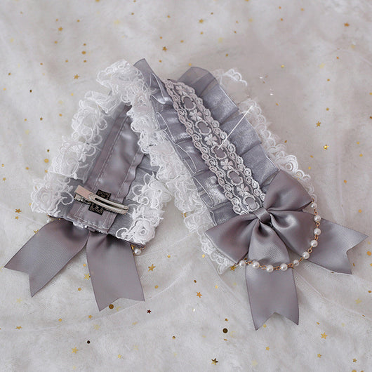 Diadema Lolita Hecha a Mano Multicolor con Encaje Delicado - Image 15