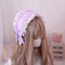 Diadema Lolita Hecha a Mano Multicolor con Encaje Delicado