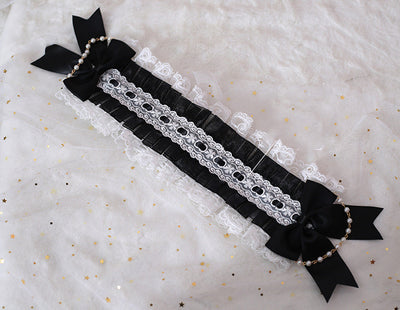Diadema Lolita Hecha a Mano Multicolor con Encaje Delicado - Image 10