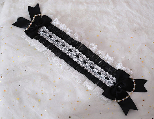 Diadema Lolita Hecha a Mano Multicolor con Encaje Delicado - Image 10