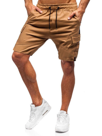 Pantalones de Trabajo Casuales con Ajuste de Cuero