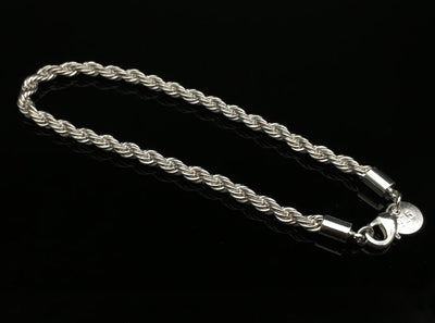 Pulsera Trenzada de Cobre y Plata 4MM - Diseño Europeo Moderno - Image 8