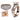 Ring Rose Gold-plated Color Separation Ring Champagne Gemstone Diamond Ring Bracelet Amazon Hot Models