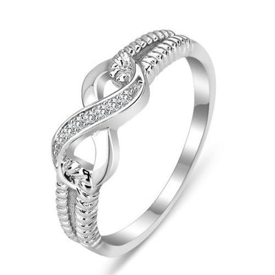 Anillo de Diamante Creativo de 8 Palabras - Diseño Exclusivo