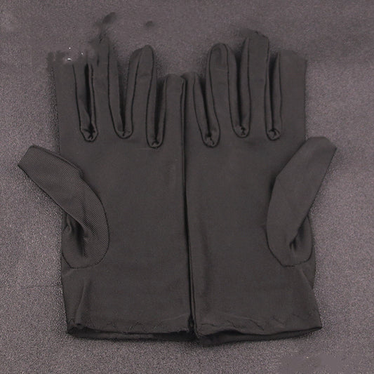 Guantes Negros de Algodón para Manipulación de Joyería y Etiqueta