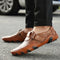 Zapatos de Cuero Vacuno Premium con Suela Flexible