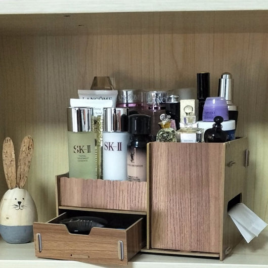 Organizador de Cosméticos y Joyas en Madera con Cajones - Image 29
