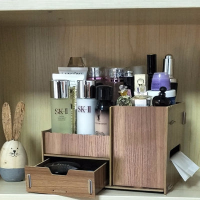 Organizador de Cosméticos y Joyas en Madera con Cajones - Image 20