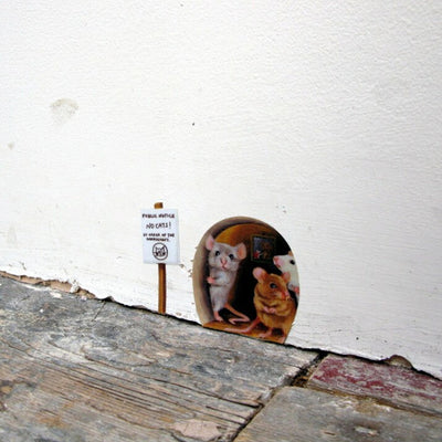 Adhesivo Decorativo Agujero de Ratón para Cocina y Hogar - Image 13