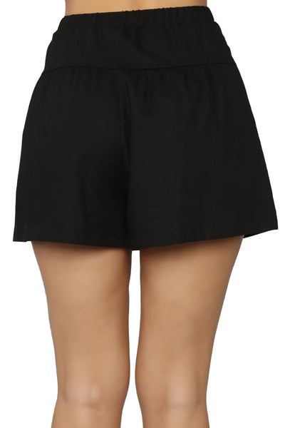 Pantalones Casuales Anchos Tipo A para Mujer - Shorts Sueltos de Pierna Ancha - Image 8